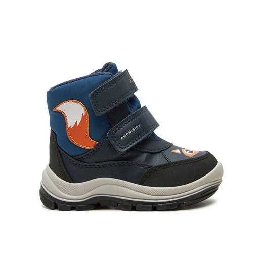 Śniegowce Geox B Flanfil Boy B Abx B463VB 054FU CF44K M Granatowy ze sklepu eobuwie.pl w kategorii Buty zimowe dziecięce - zdjęcie 182054293