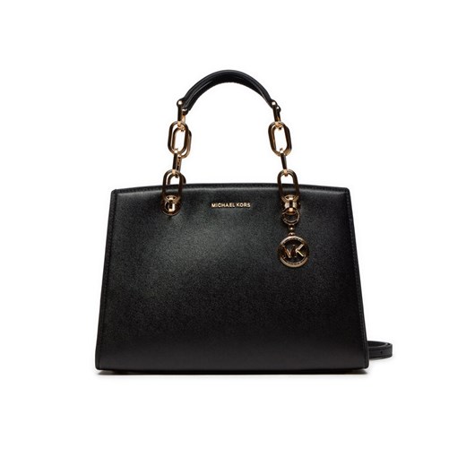 Torebka MICHAEL Michael Kors 30S4GCYS2T Czarny ze sklepu eobuwie.pl w kategorii Kuferki - zdjęcie 182054310
