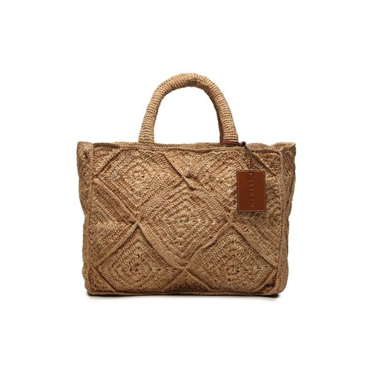 Torebka Manebi Sunset Bag Large V 2.2 AC Beżowy ze sklepu eobuwie.pl w kategorii Torby letnie - zdjęcie 182054354