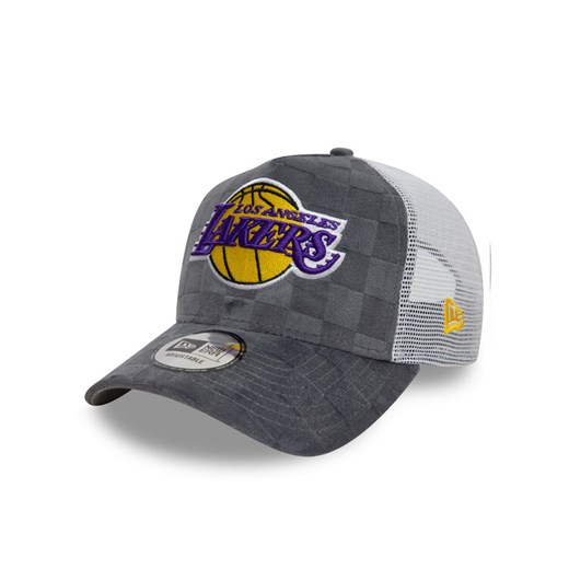 Czapka z daszkiem New Era Los Angeles Lakers Tonal Check 60595261 Szary New Era OS eobuwie.pl