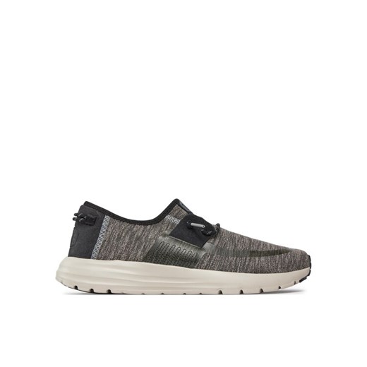 Półbuty Hey Dude Sirocco Dual Knit 40184-030 Szary ze sklepu eobuwie.pl w kategorii Mokasyny męskie - zdjęcie 182054520
