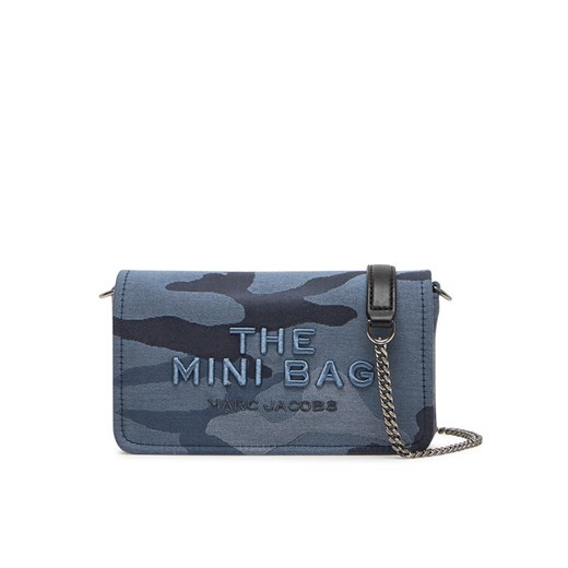 Torebka Marc Jacobs The Camo Cacquard Chain Mini Bag 2R4SMN015S03 Niebieski ze sklepu eobuwie.pl w kategorii Kopertówki - zdjęcie 182054612