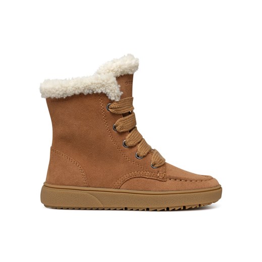 Kozaki Geox J Theleven Girl Wpf J46HYC 00022 C6627 D Brązowy ze sklepu eobuwie.pl w kategorii Buty zimowe dziecięce - zdjęcie 182054804