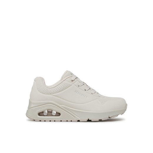Sneakersy Skechers Uno Stand On Air 3690/OFWT Écru ze sklepu eobuwie.pl w kategorii Buty sportowe damskie - zdjęcie 182054853