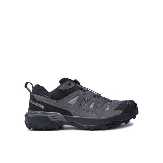 Sneakersy Salomon X Ultra 360 Leather Gore-Tex L47571400 Szary ze sklepu eobuwie.pl w kategorii Buty sportowe męskie - zdjęcie 182054863