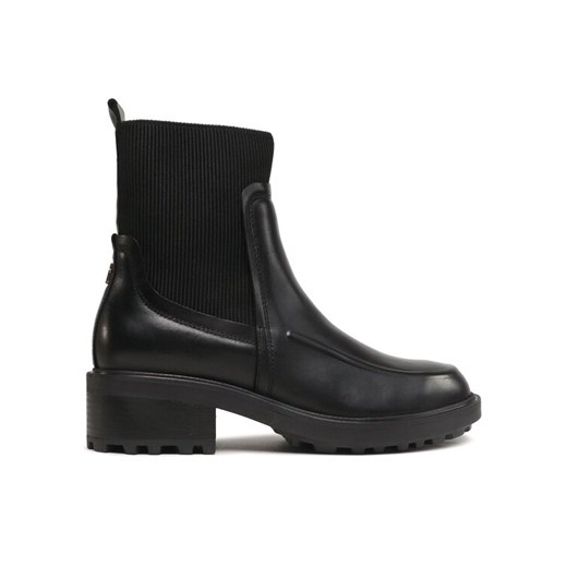 Botki Tommy Hilfiger FW0FW07227 Czarny ze sklepu eobuwie.pl w kategorii Botki - zdjęcie 182054914