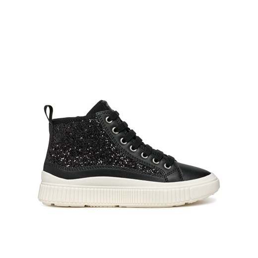 Sneakersy Geox J Laquinny Girl J46M3D 0EWBC C9999 S Czarny ze sklepu eobuwie.pl w kategorii Buty sportowe dziecięce - zdjęcie 182054931