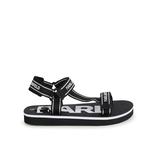 Sandały Karl Lagerfeld Kids Z30001 S Czarny ze sklepu eobuwie.pl w kategorii Sandały dziecięce - zdjęcie 182054944