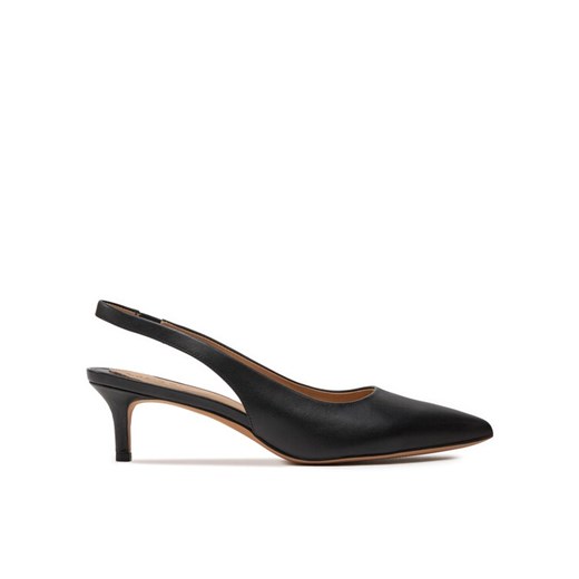 Sandały Lauren Ralph Lauren 802927937001 Czarny ze sklepu eobuwie.pl w kategorii Czółenka - zdjęcie 182055002