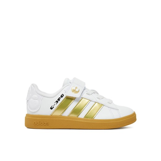 Sneakersy adidas Star Wars Grand Court 2.0 IH1135 Biały ze sklepu eobuwie.pl w kategorii Buty sportowe dziecięce - zdjęcie 182055113