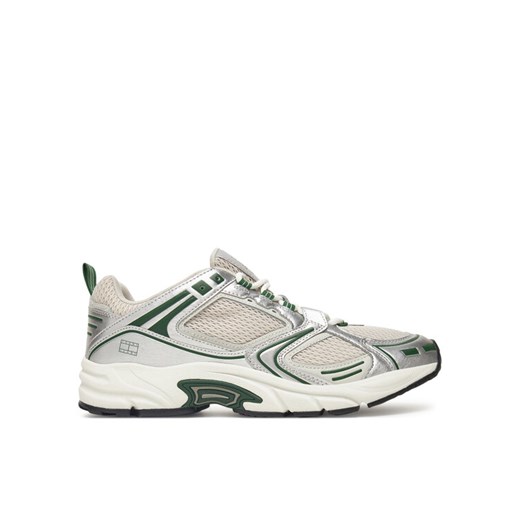 Sneakersy Tommy Jeans Archive'97 Metallic EM0EM01572 Biały ze sklepu eobuwie.pl w kategorii Buty sportowe męskie - zdjęcie 182055251