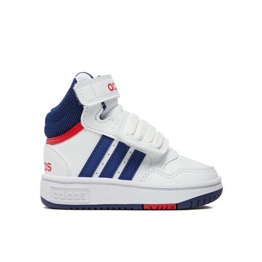 Sneakersy adidas Hoops Mid GZ9650 Biały ze sklepu eobuwie.pl w kategorii Buty sportowe dziecięce - zdjęcie 182055281