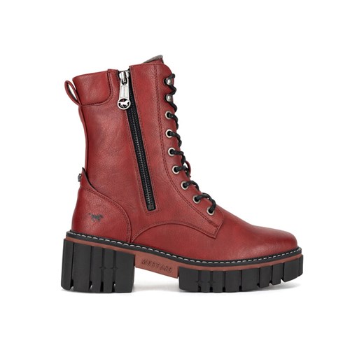 Botki Mustang 1447-504 Czerwony Mustang 41 eobuwie.pl
