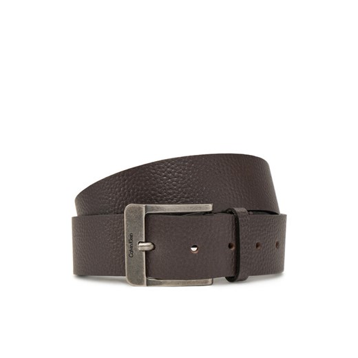 Pasek Męski Calvin Klein Jeans Nos Classic 40mm LV04G7015G Brązowy ze sklepu eobuwie.pl w kategorii Paski męskie - zdjęcie 182055323