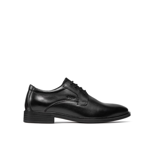 Półbuty Geox U Gladwin A U024WA 00043 C9999 Czarny ze sklepu eobuwie.pl w kategorii Buty eleganckie męskie - zdjęcie 182055384