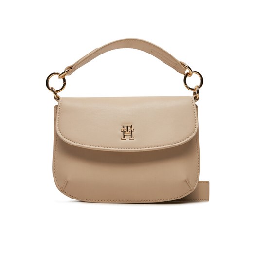 Torebka Tommy Hilfiger Chic Crossover AW0AW16686 Beżowy ze sklepu eobuwie.pl w kategorii Torebki damskie - zdjęcie 182055444