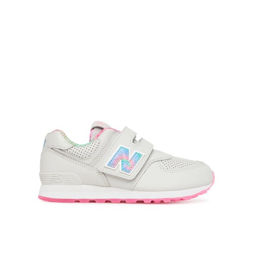 Sneakersy New Balance PV574KL Szary ze sklepu eobuwie.pl w kategorii Buty sportowe dziecięce - zdjęcie 182055524