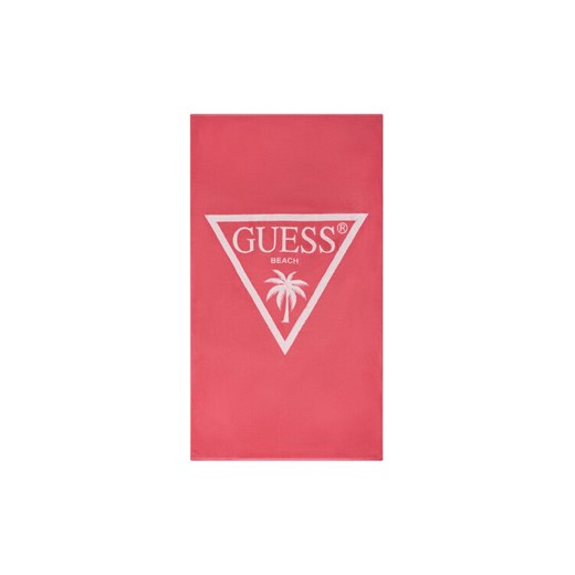 Ręcznik plażowy Guess E5GZ14 SG00P Różowy ze sklepu eobuwie.pl w kategorii Ręczniki - zdjęcie 182055602