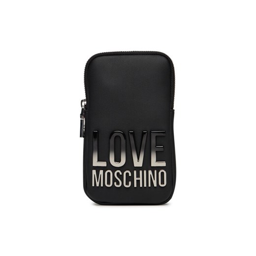 Torebka na telefon LOVE MOSCHINO JC5729PP0MKD000B Czarny ze sklepu eobuwie.pl w kategorii Etui - zdjęcie 182055614