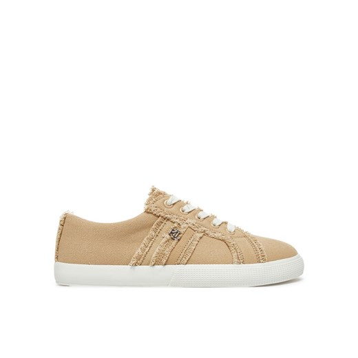 Sneakersy LAUREN RALPH LAUREN Janson Fray 802967040004 Beżowy ze sklepu eobuwie.pl w kategorii Trampki damskie - zdjęcie 182055630