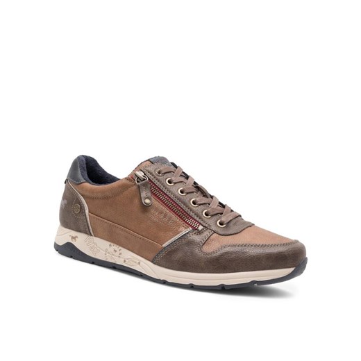 Sneakersy Mustang 4106-306 Brązowy ze sklepu eobuwie.pl w kategorii Buty sportowe męskie - zdjęcie 182055641