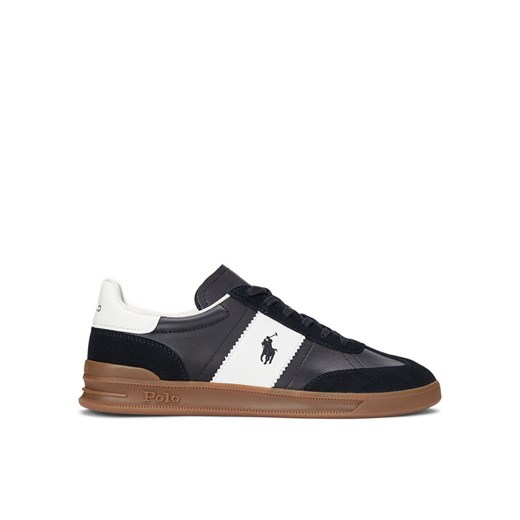 Sneakersy Polo Ralph Lauren Heritage Aera 809956119001 Czarny ze sklepu eobuwie.pl w kategorii Buty sportowe męskie - zdjęcie 182055650
