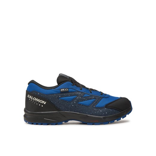 Trekkingi Salomon Outway Climasalomon™ Waterproof L47561500 Granatowy ze sklepu eobuwie.pl w kategorii Buty trekkingowe dziecięce - zdjęcie 182055652