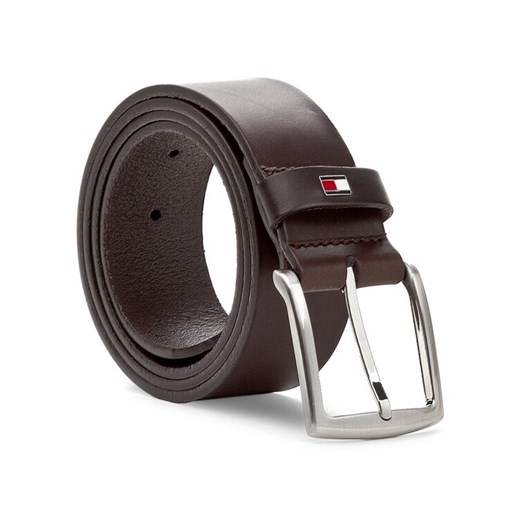 Pasek Męski Tommy Hilfiger New Denton Belt 4.0 E367863162 Brązowy ze sklepu eobuwie.pl w kategorii Paski męskie - zdjęcie 182055732