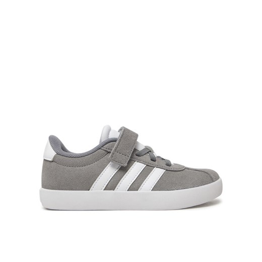 Sneakersy adidas VL Court 3.0 ID9149 Szary ze sklepu eobuwie.pl w kategorii Buty sportowe dziecięce - zdjęcie 182055780