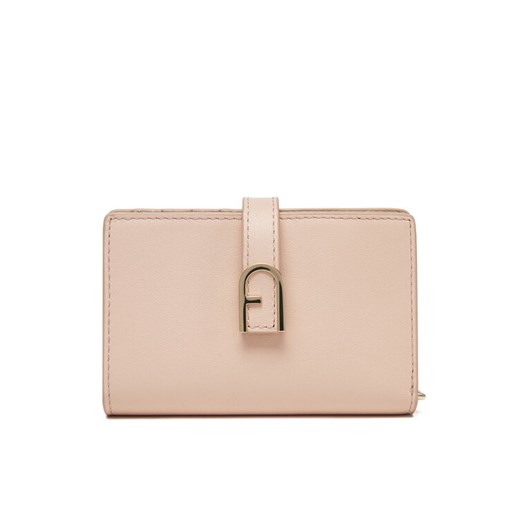 Duży Portfel Damski Furla Flow S Compact Wallet WP00401 BX2045 0496S Różowy ze sklepu eobuwie.pl w kategorii Portfele damskie - zdjęcie 182055904