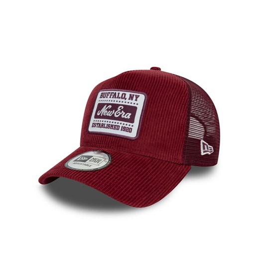 Czapka z daszkiem New Era Cord Patch 60603670 Bordowy ze sklepu eobuwie.pl w kategorii Czapki z daszkiem damskie - zdjęcie 182056000