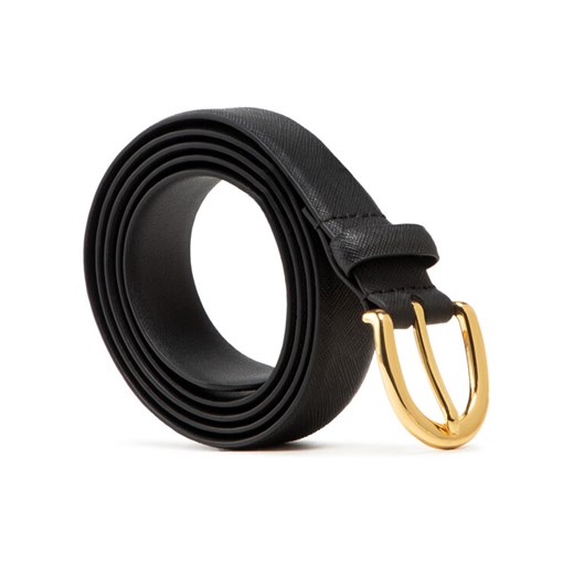 Pasek Damski Lauren Ralph Lauren Charm Classc 412802952004 Czarny ze sklepu eobuwie.pl w kategorii Paski damskie - zdjęcie 182056002
