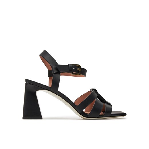 Sandały Pollini SA16607C0ITT0000 Czarny 36 eobuwie.pl