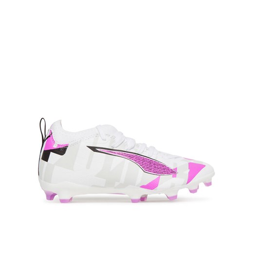 Buty do piłki nożnej Puma Ultra 5 Match Forever Fg/Ag Jr 108413 01 Biały ze sklepu eobuwie.pl w kategorii Buty sportowe dziecięce - zdjęcie 182056021