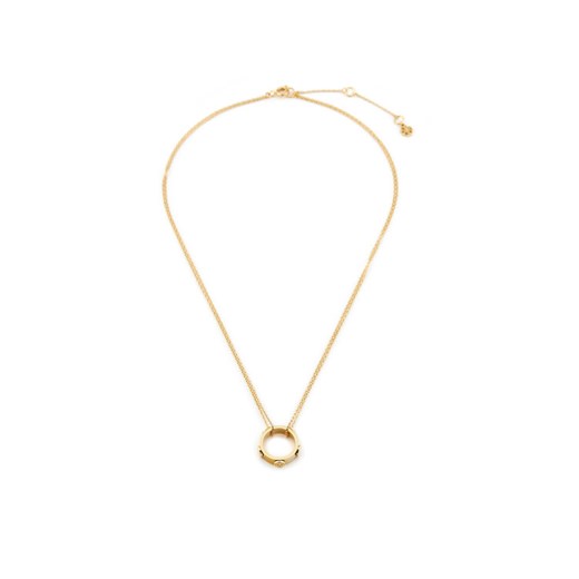 Naszyjnik Tory Burch Miller Stud Circle Pendant 160172 Złoty ze sklepu eobuwie.pl w kategorii Naszyjniki - zdjęcie 182056044