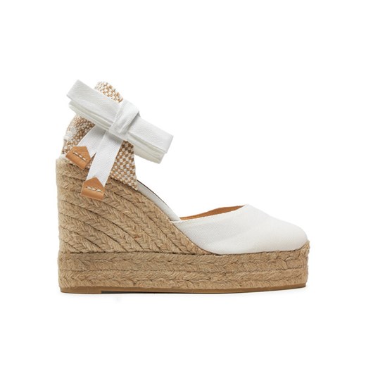 Espadryle Castañer Carina/8Ed/001 020961 Biały ze sklepu eobuwie.pl w kategorii Espadryle damskie - zdjęcie 182056074