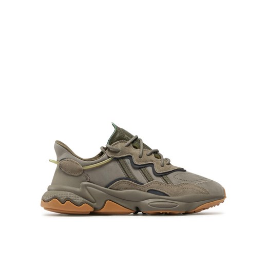 Sneakersy adidas Ozweego EE6461 Zielony ze sklepu eobuwie.pl w kategorii Buty sportowe męskie - zdjęcie 182056111
