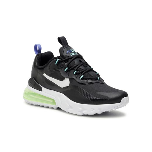 Sneakersy Nike Air Max 270 React (GS) CZ4212 001 Czarny ze sklepu eobuwie.pl w kategorii Buty sportowe dziecięce - zdjęcie 182056124