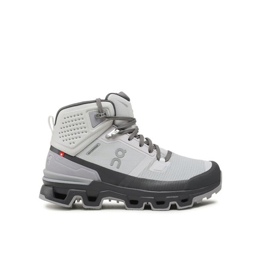 Trekkingi On Cloudrock 2 Waterproof 63.98608 Szary ze sklepu eobuwie.pl w kategorii Buty trekkingowe damskie - zdjęcie 182056202