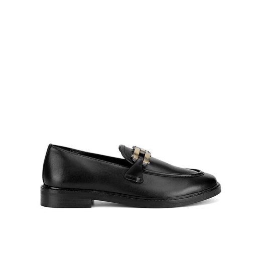 Loafersy Gino Rossi PATTY-02W1-010 Czarny ze sklepu eobuwie.pl w kategorii Lordsy damskie - zdjęcie 182056273