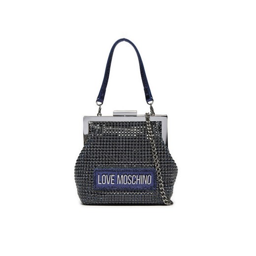Torebka LOVE MOSCHINO JC4043PP1LLP176A Granatowy ze sklepu eobuwie.pl w kategorii Kopertówki - zdjęcie 182056312