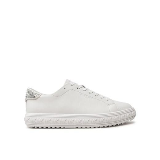 Sneakersy MICHAEL Michael Kors Grove Lace Up 43H3GVFS2L Biały ze sklepu eobuwie.pl w kategorii Buty sportowe damskie - zdjęcie 182056334