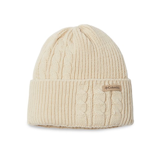 Czapka Columbia Agate Pass™ Cable Knit Beanie Biały ze sklepu eobuwie.pl w kategorii Czapki zimowe damskie - zdjęcie 182056340