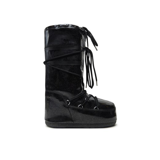 Śniegowce Moon Boot Icon Glitter 80D1402850 Czarny ze sklepu eobuwie.pl w kategorii Śniegowce damskie - zdjęcie 182056381