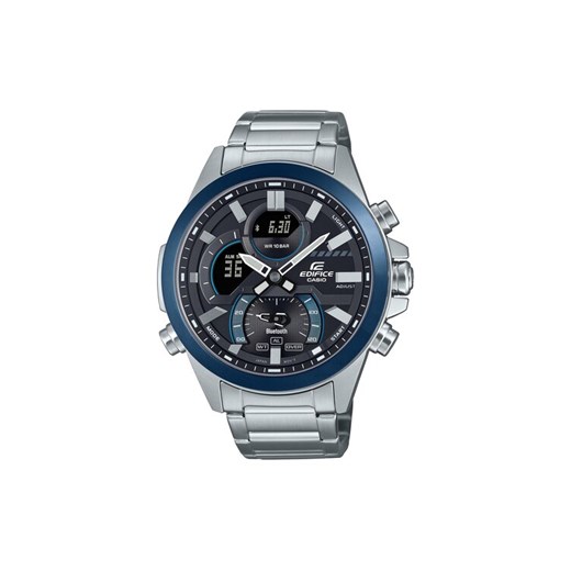 Zegarek Casio Edifice ECB-30DB-1AEF Srebrny ze sklepu eobuwie.pl w kategorii Zegarki - zdjęcie 182056453