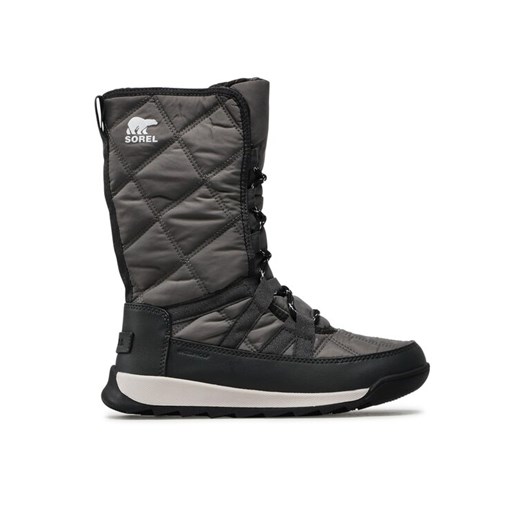 Śniegowce Sorel Whitney II Tall Lace Wp NL3824 Szary ze sklepu eobuwie.pl w kategorii Śniegowce damskie - zdjęcie 182056512