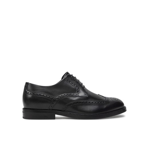Półbuty Boss Dressletic Derb bubr 50521227 Czarny ze sklepu eobuwie.pl w kategorii Buty eleganckie męskie - zdjęcie 182056514