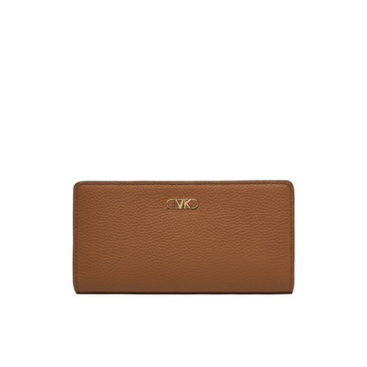 Duży Portfel Damski MICHAEL Michael Kors 32S5G8EF3L Brązowy ze sklepu eobuwie.pl w kategorii Portfele damskie - zdjęcie 182056580