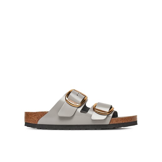 Klapki Birkenstock Arizona Big Buckle Hex 1029391 Szary ze sklepu eobuwie.pl w kategorii Klapki damskie - zdjęcie 182056601