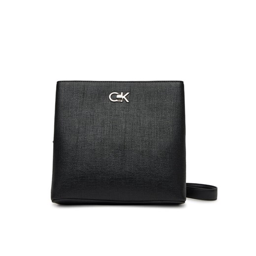 Torebka Calvin Klein Ck Bucket Bag_Tex K60K613179 Czarny ze sklepu eobuwie.pl w kategorii Listonoszki - zdjęcie 182056662